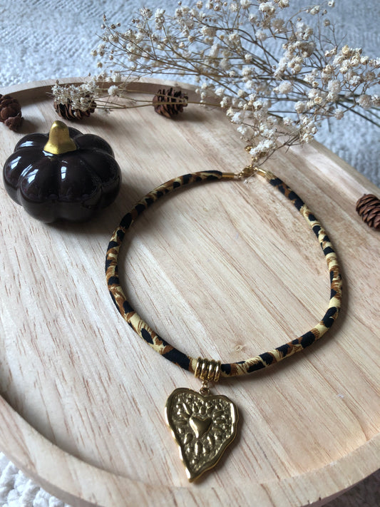 COLLIER LEOPARD